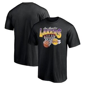 Fanatics Los Angeles Lakers Fanatics Balanced Floor T-Shirt - Black Size S